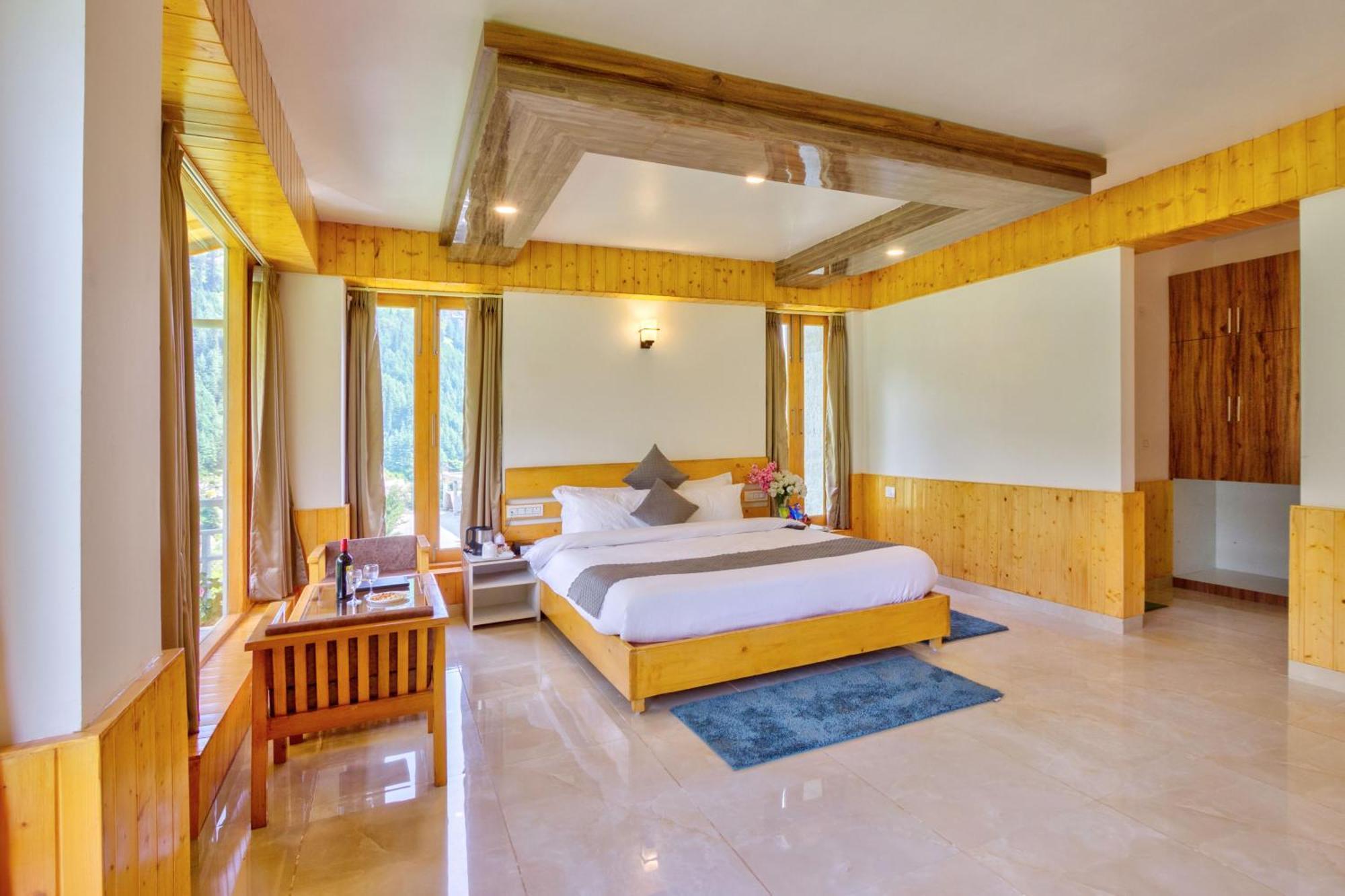 La Aero Resort Home In Snow Mountains Manāli Extérieur photo