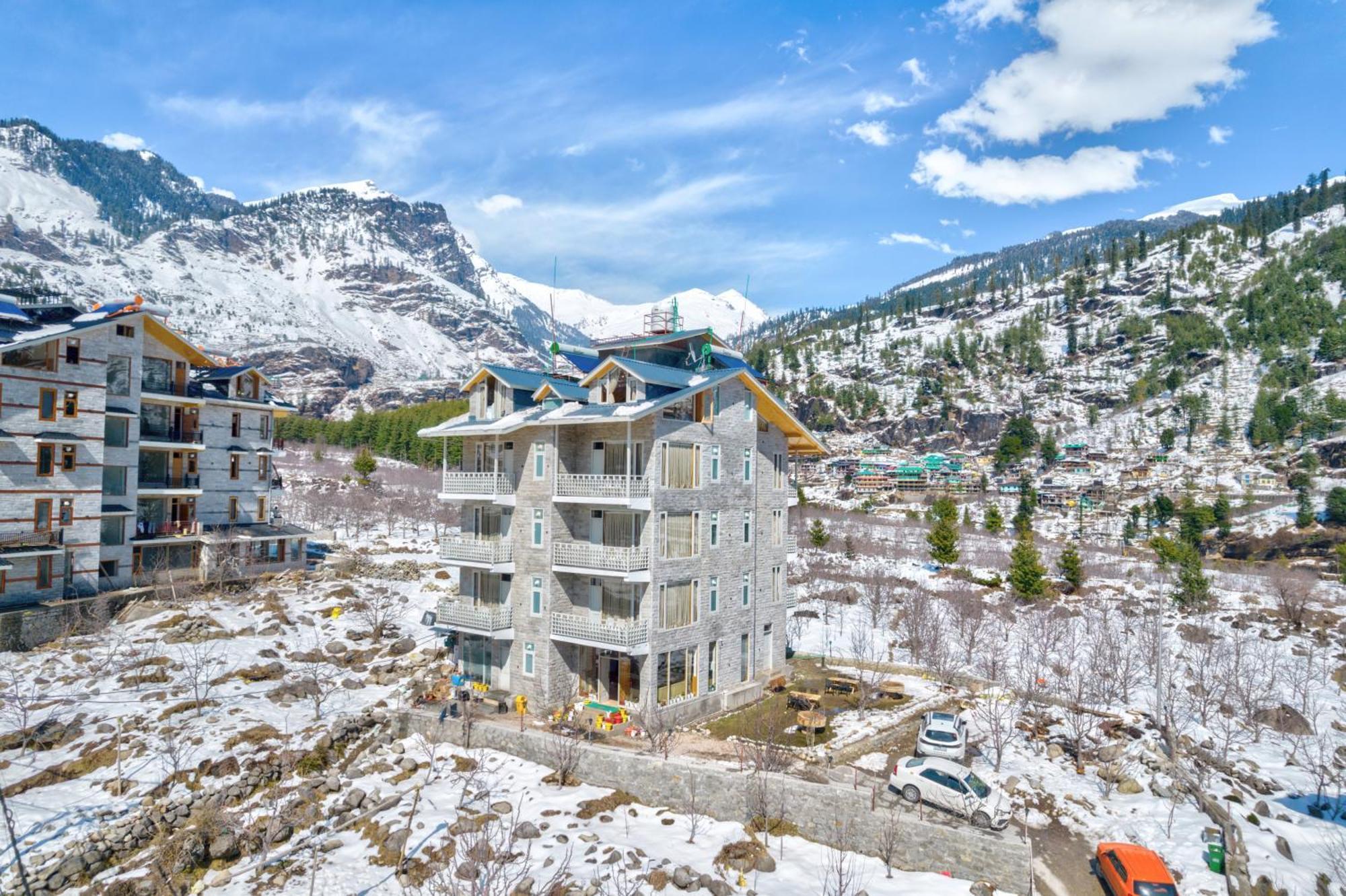La Aero Resort Home In Snow Mountains Manāli Extérieur photo